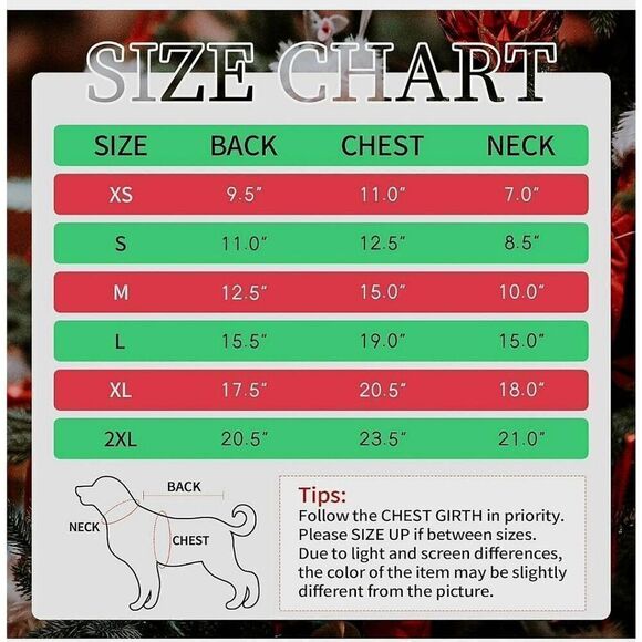 NWT DELIFUR HOLIDAY DOG SWEATER - Picture 2 of 6